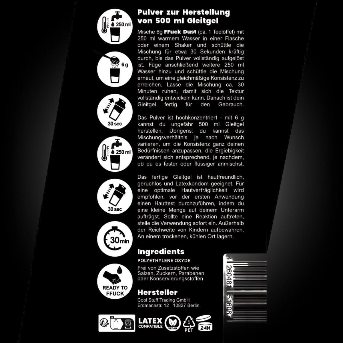 FFUCK DUST - POWDER LUBE PROBIER-SACHET