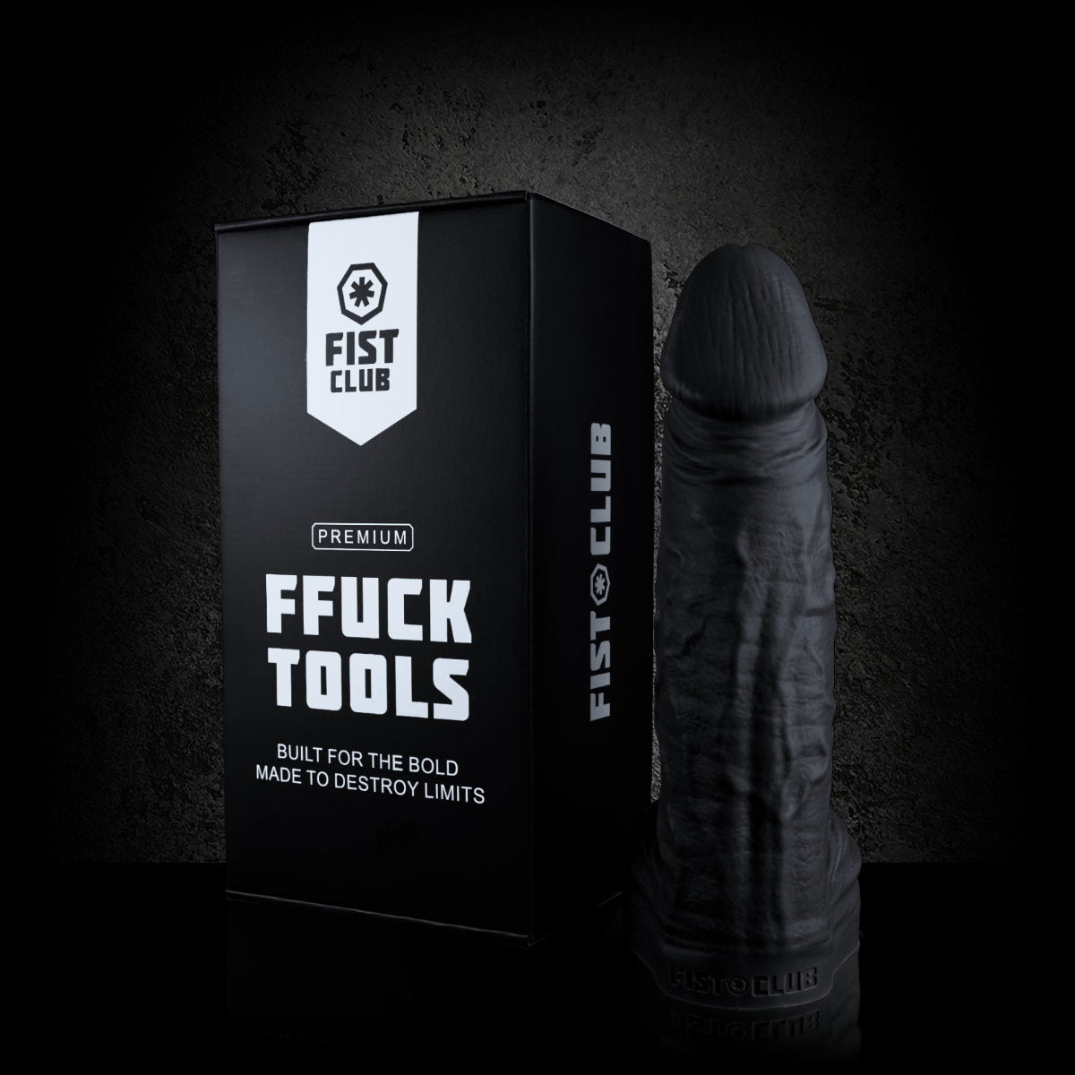 STRETCHPIG [BLACK] 36 x 9 cm FIST CLUB DILDO