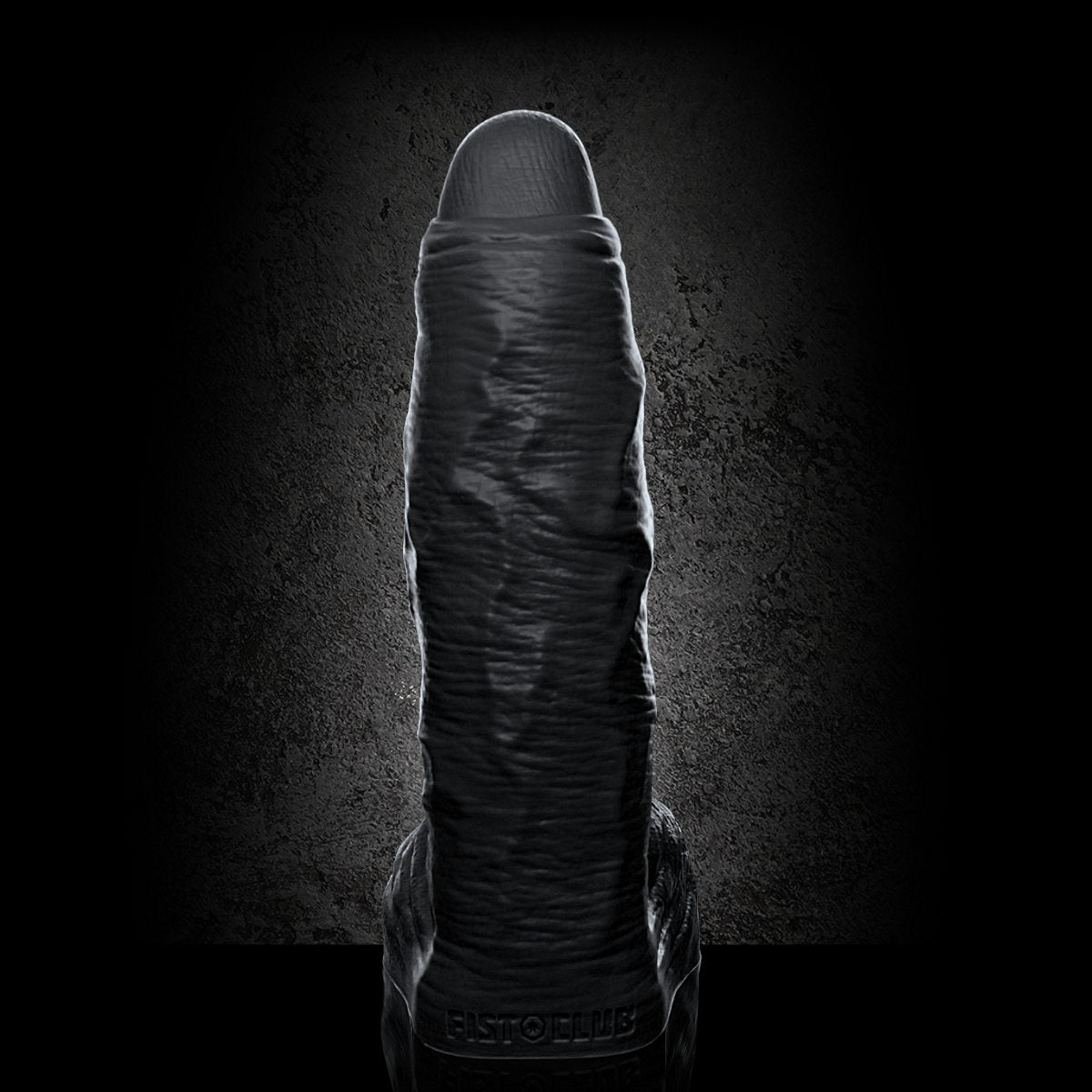 GIRTH QUAKE [BLACK] 38 x 9.6 cm FIST CLUB DILDO