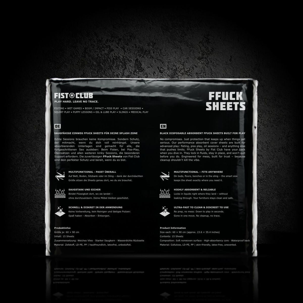 Fist Club FFuck Sheets 60x90 cm