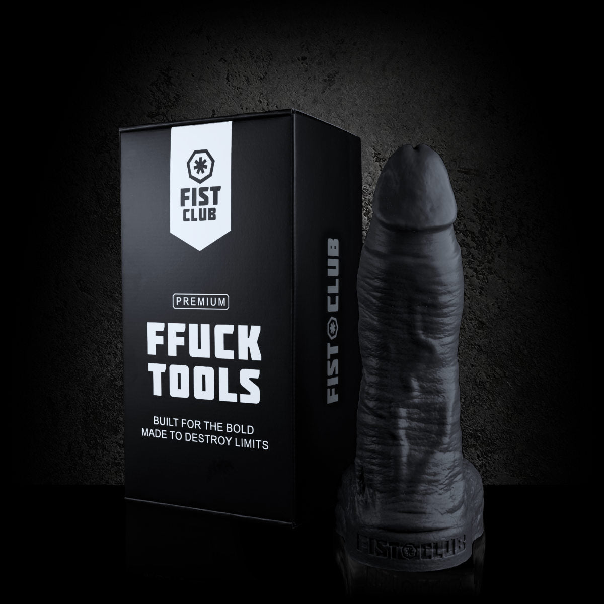 RAWLOAD [BLACK] 35 x 8,9 cm FIST CLUB DILDO