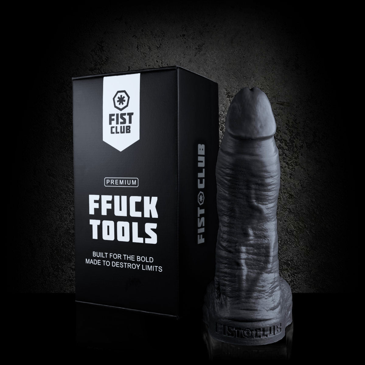 RAWLOAD [BLACK] 35 x 8,9 cm FIST CLUB DILDO